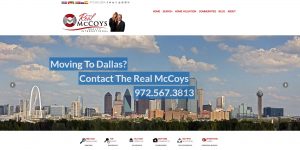 Custom WordPress site for the Real McCoy real estate team by MichaelTritthart.com