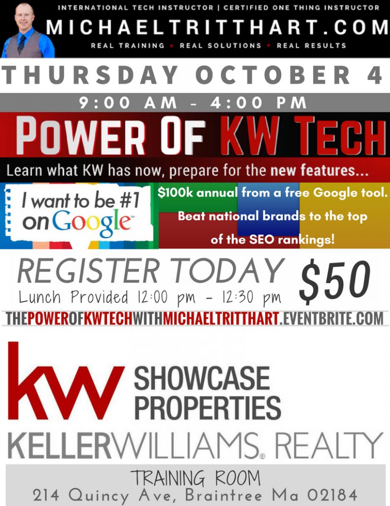 KW Showcase Properties | Power of KW Tech | Oct 4, 2018