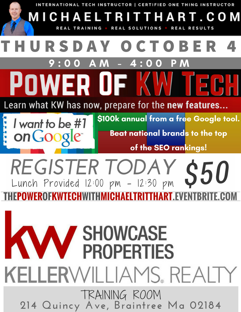 KW Showcase Properties | Power of KW Tech | Oct 4, 2018