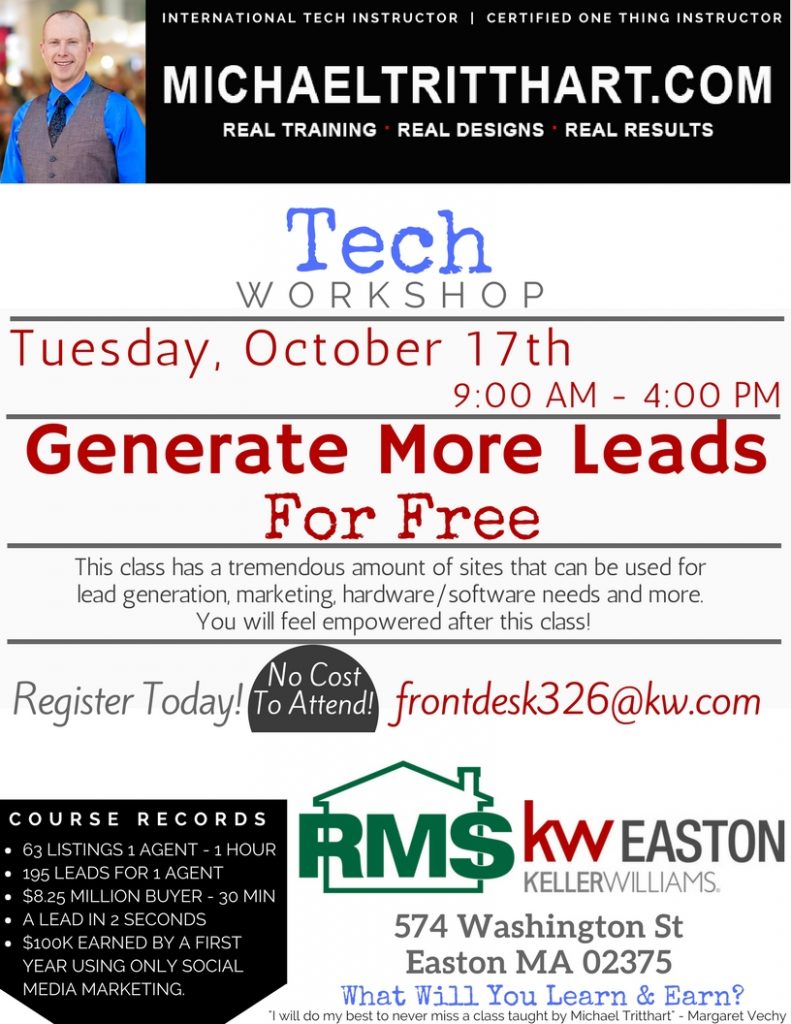 RMS Mortgage | KW Easton | October 17, 2017