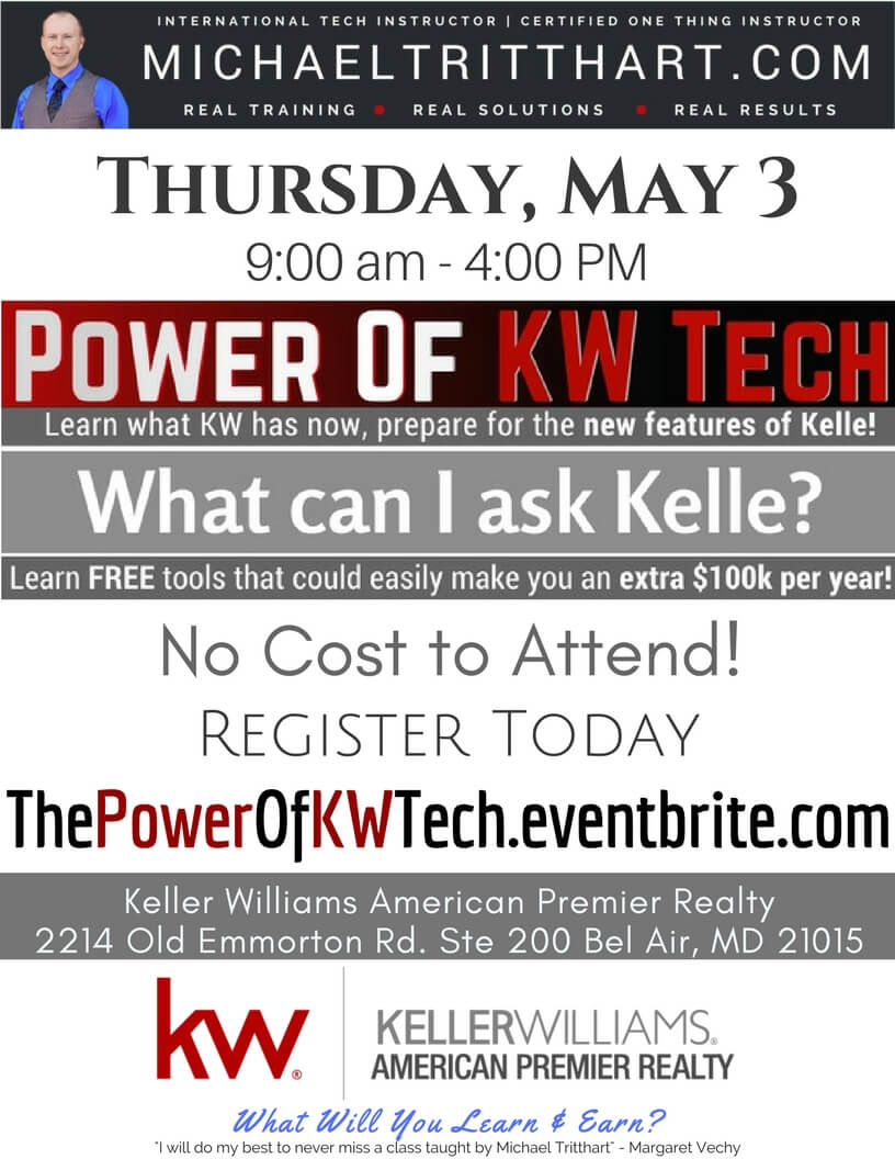 5.3.18 - KW American Premier Realty - Power of KW Tech (1)