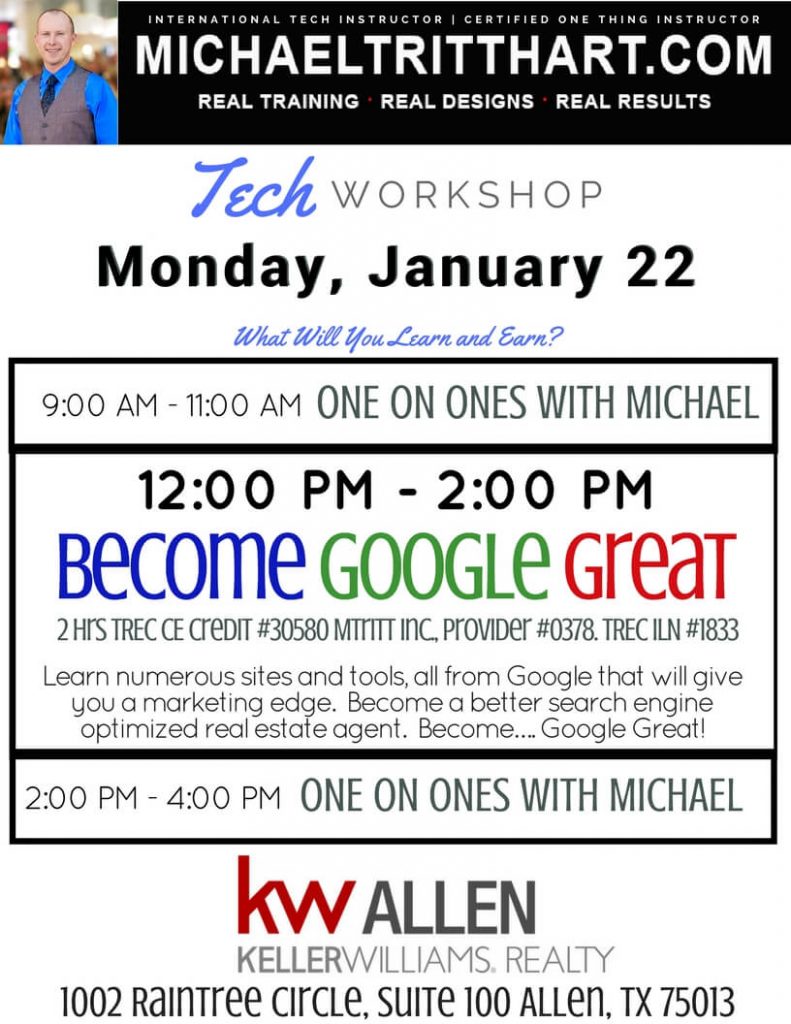 Become Google Great | KW Allen