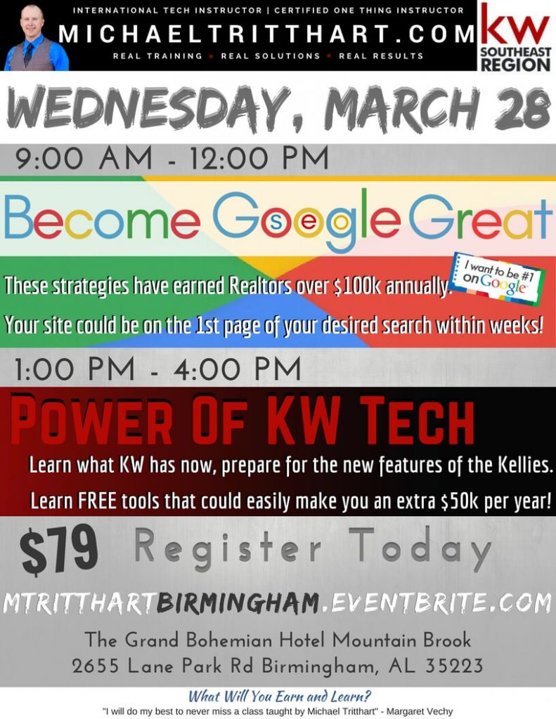 KW Southeast Region | Birmingham | March 28, 2018 | Michael Tritthart
