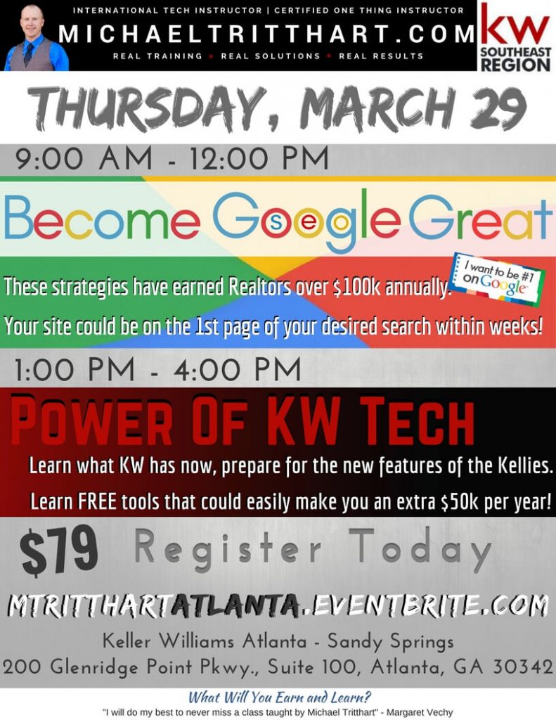 KW Southeast Region | Atlanta | March 29, 2018 | Michael Tritthart