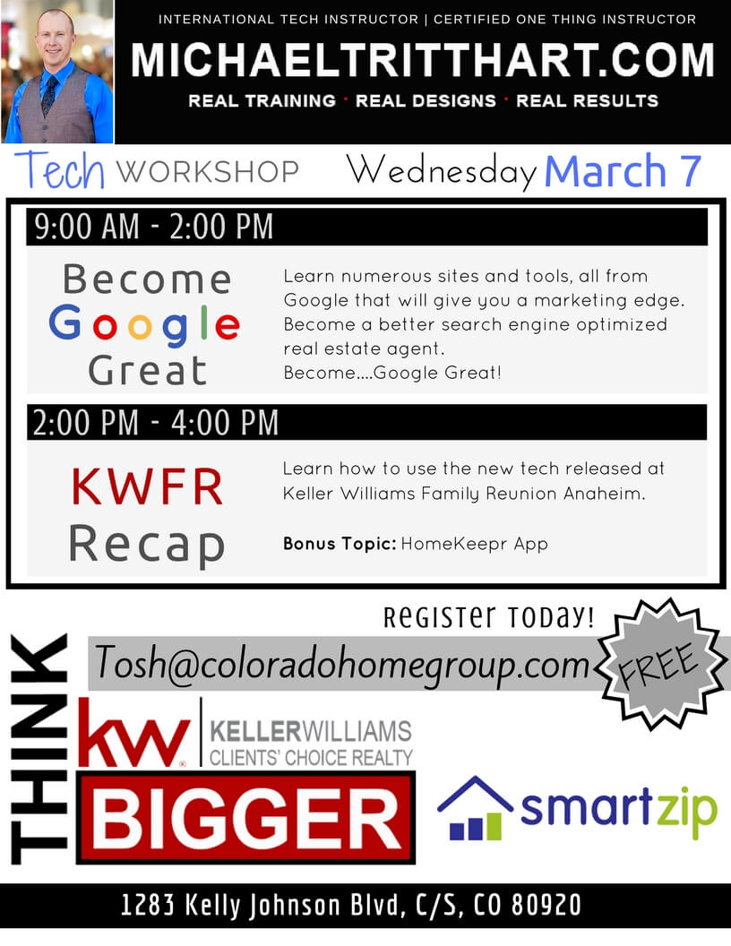 3/7/18 | Become Google Great & KWFR Recap | KW Client's Choice