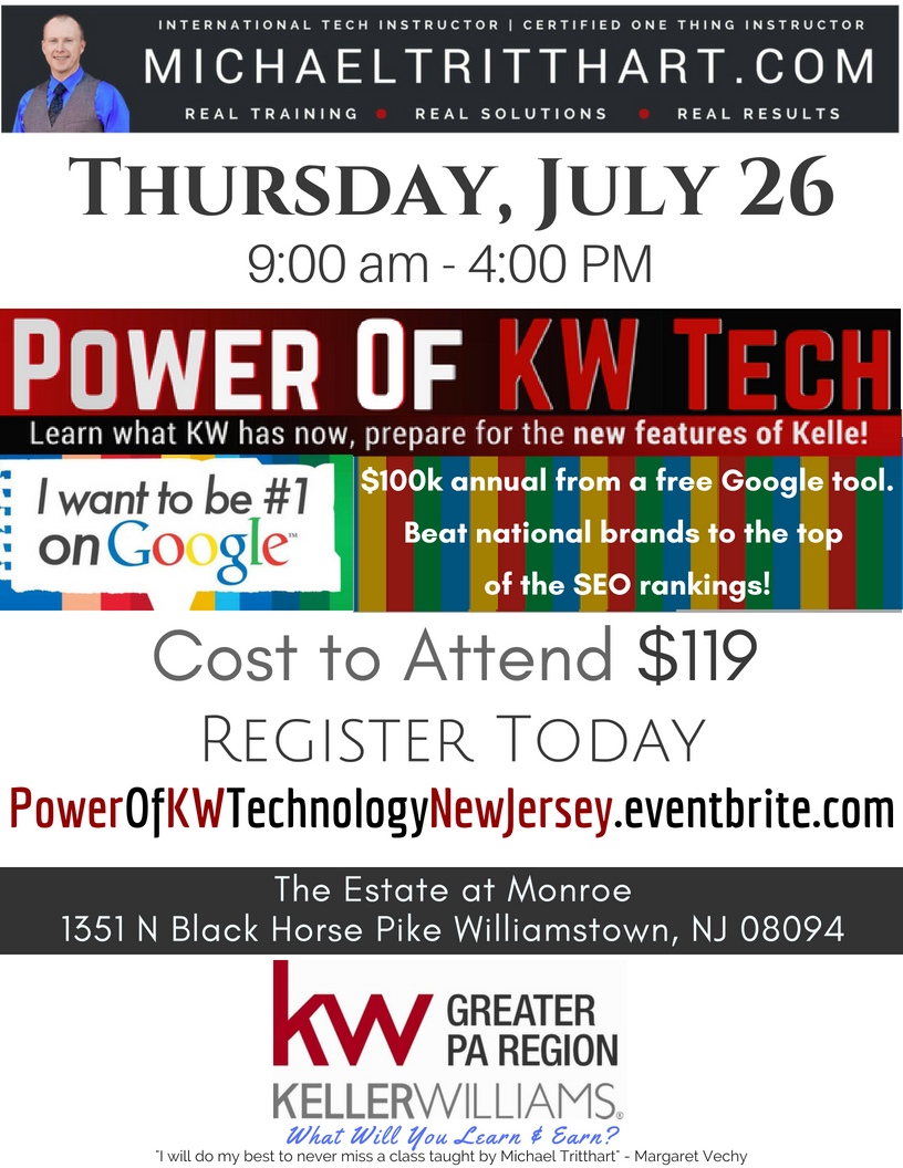 7.26.18 -Power of KW Tech Google