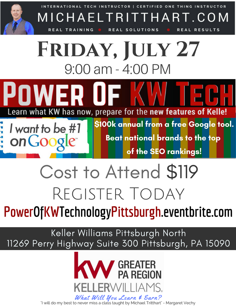 7.27.18 -Power of KW Tech Google