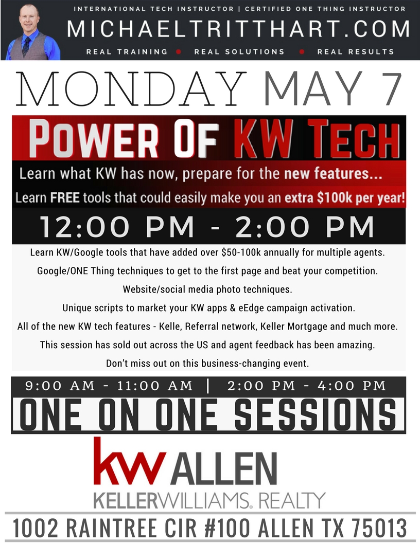 5.7.18 - Power of KW Tech - KW Allen