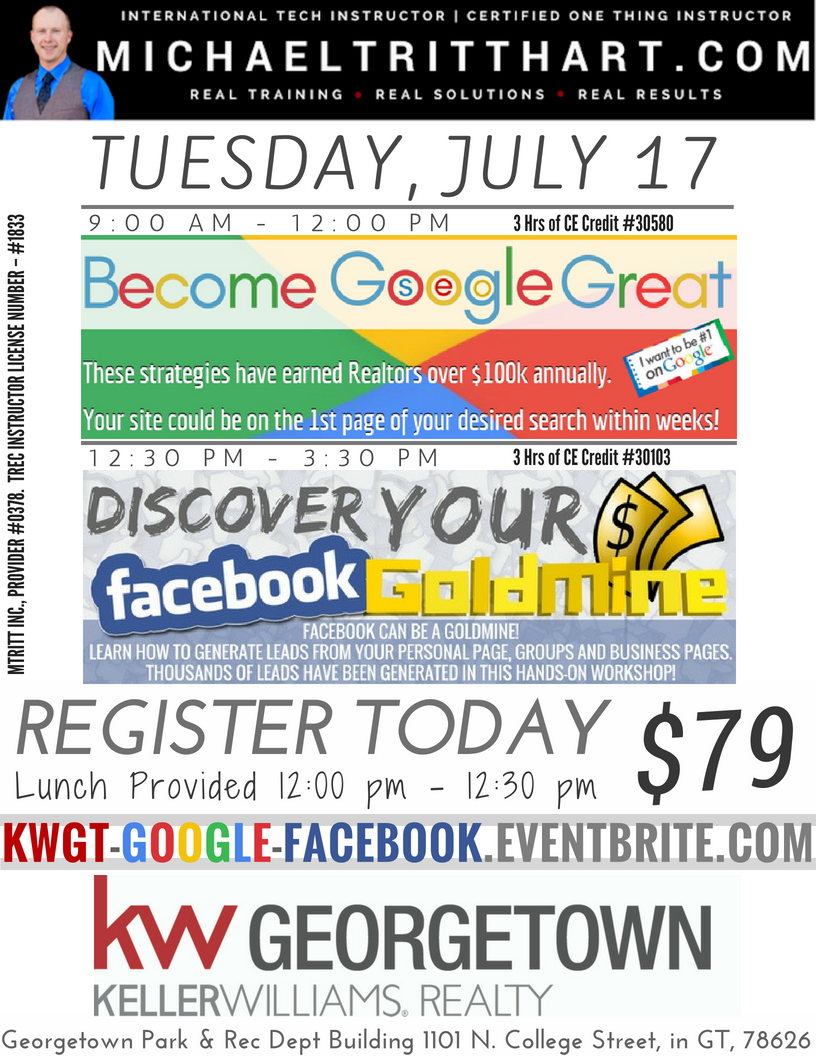 7.17.18 - KW Georgetown - Google & Facebook