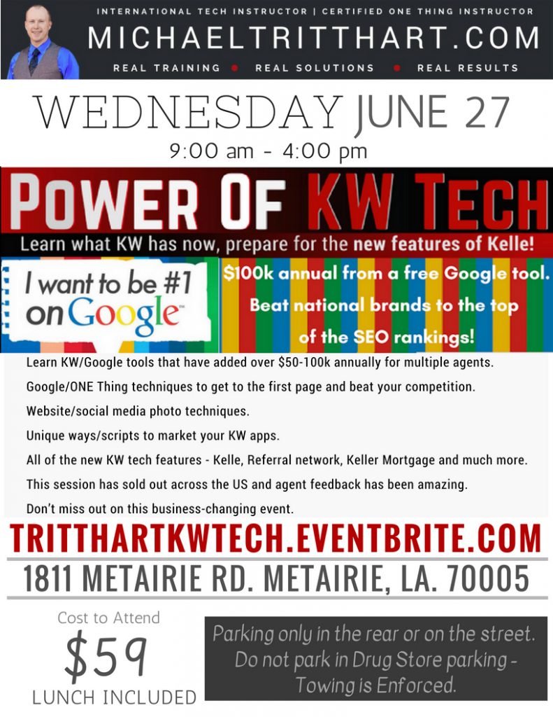 6.27.18 - Power of KW Tech - KW 455-0100