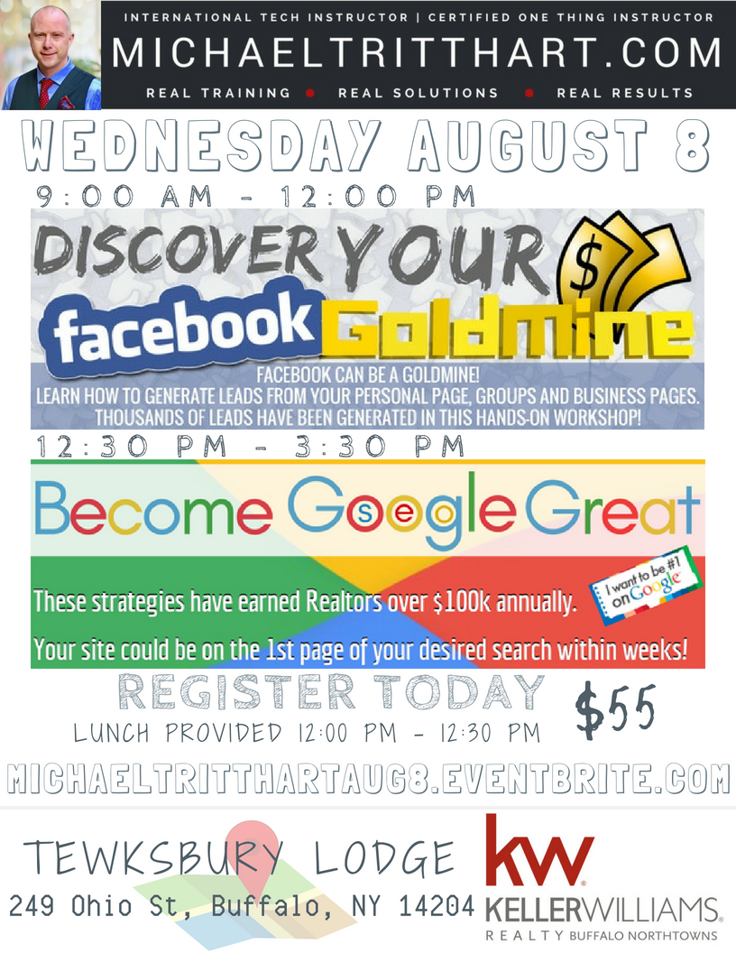 8.8.18 - KW Buffalo Northtowns - Facebook & Google
