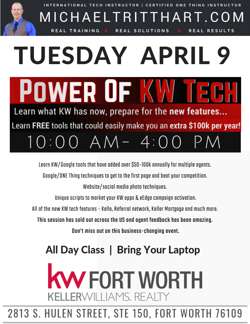 Power of KW Tech - Fort Worth