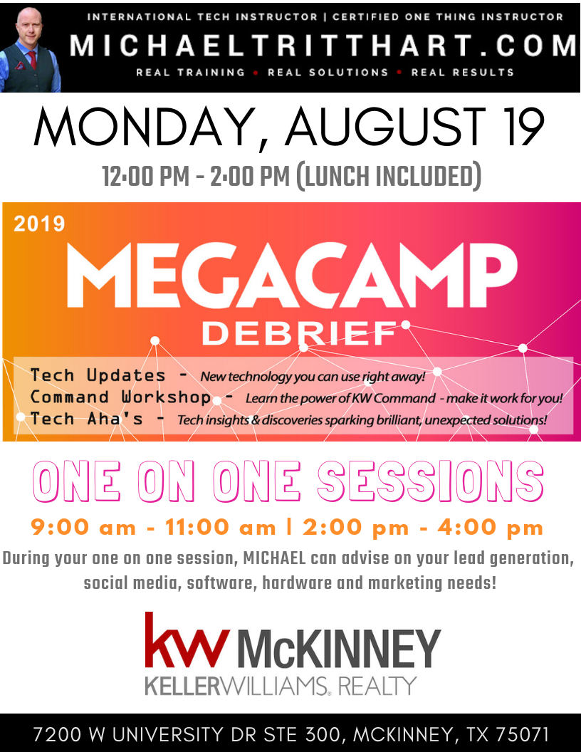 08.19.19 - KW McKinney - Mega Camp