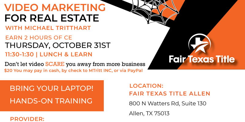 Video Marketing - Fair Texas Title Allen