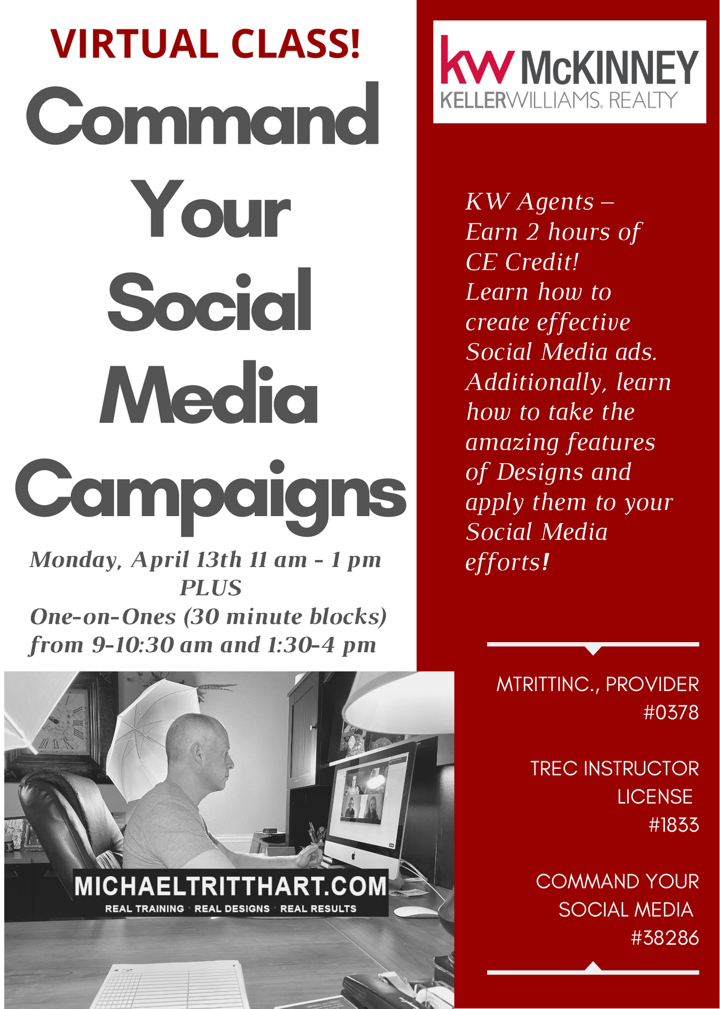 command your social media campaigns