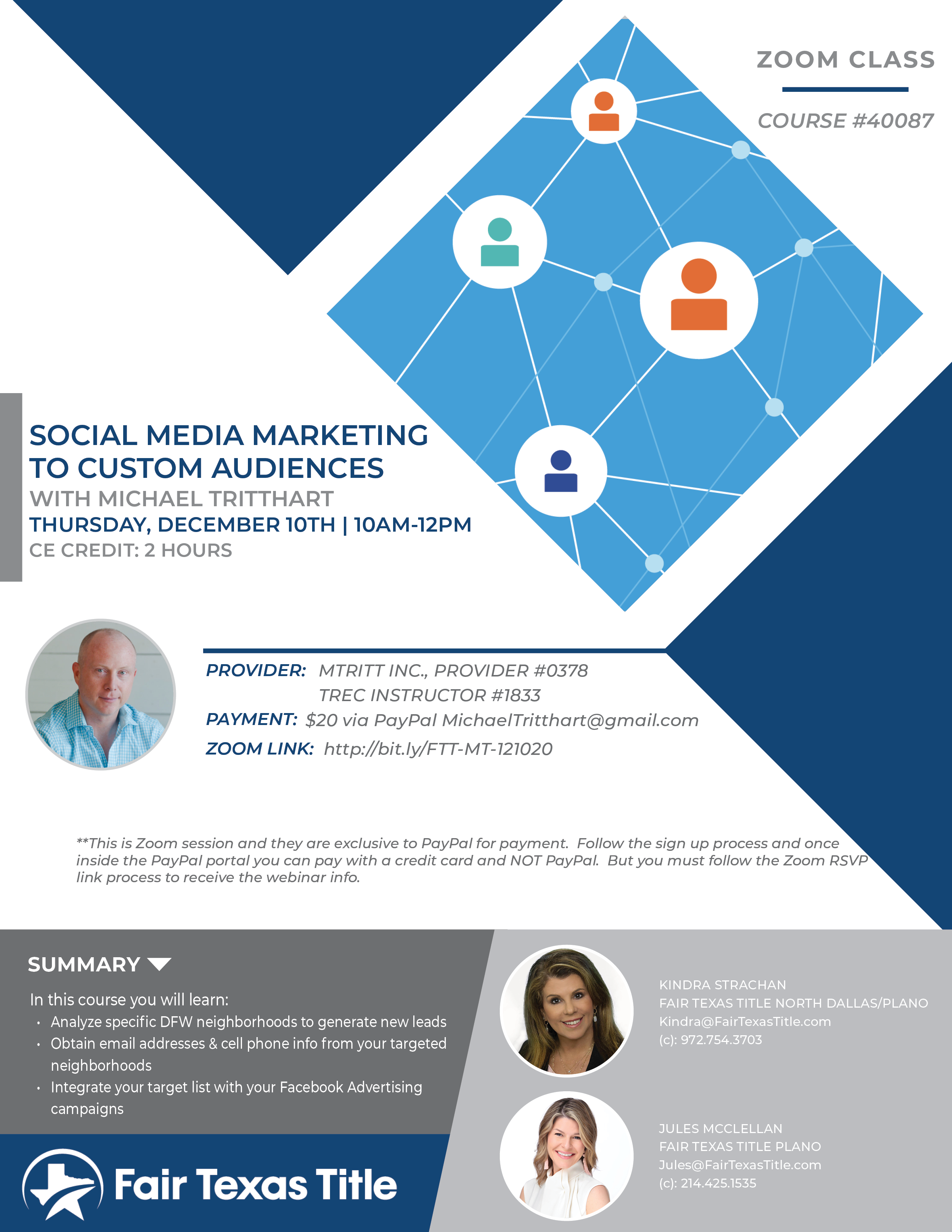 Social Media Marketing to Custom Audiences