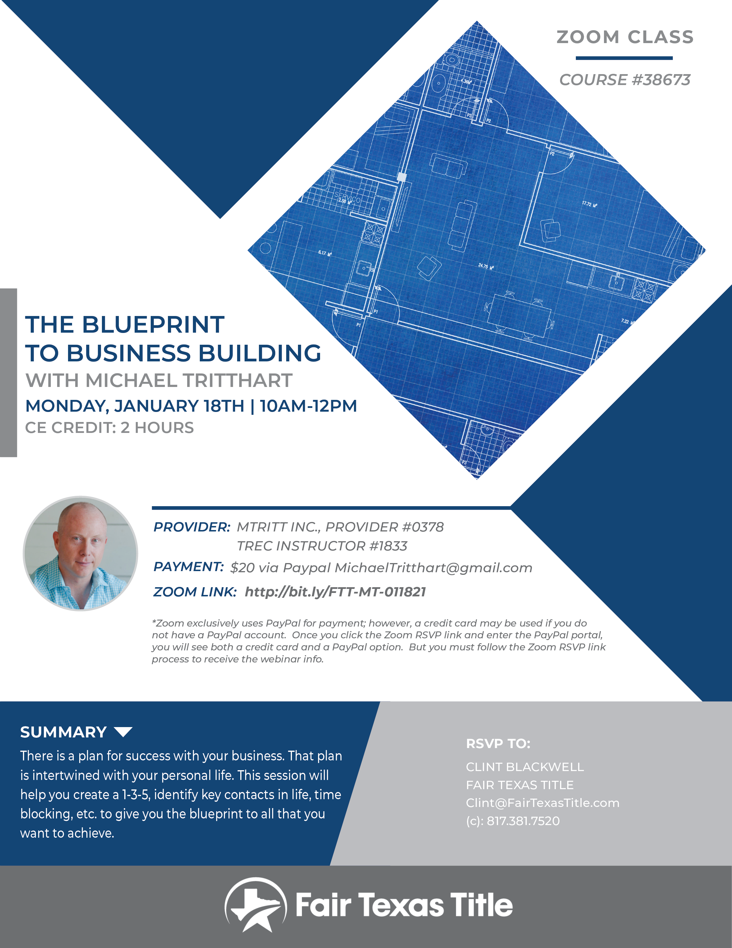 The Blueprint to Business Building