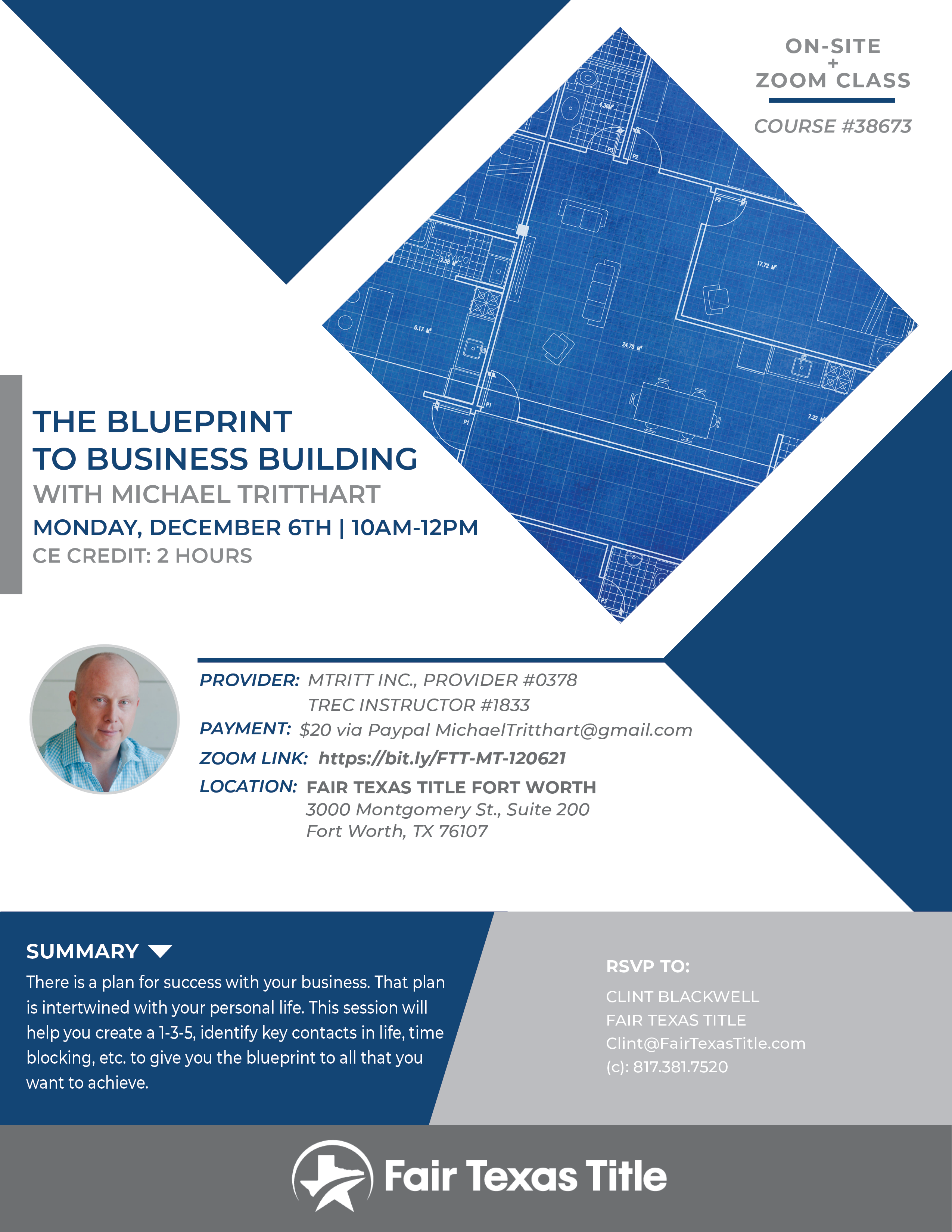 Blueprint to Business Building