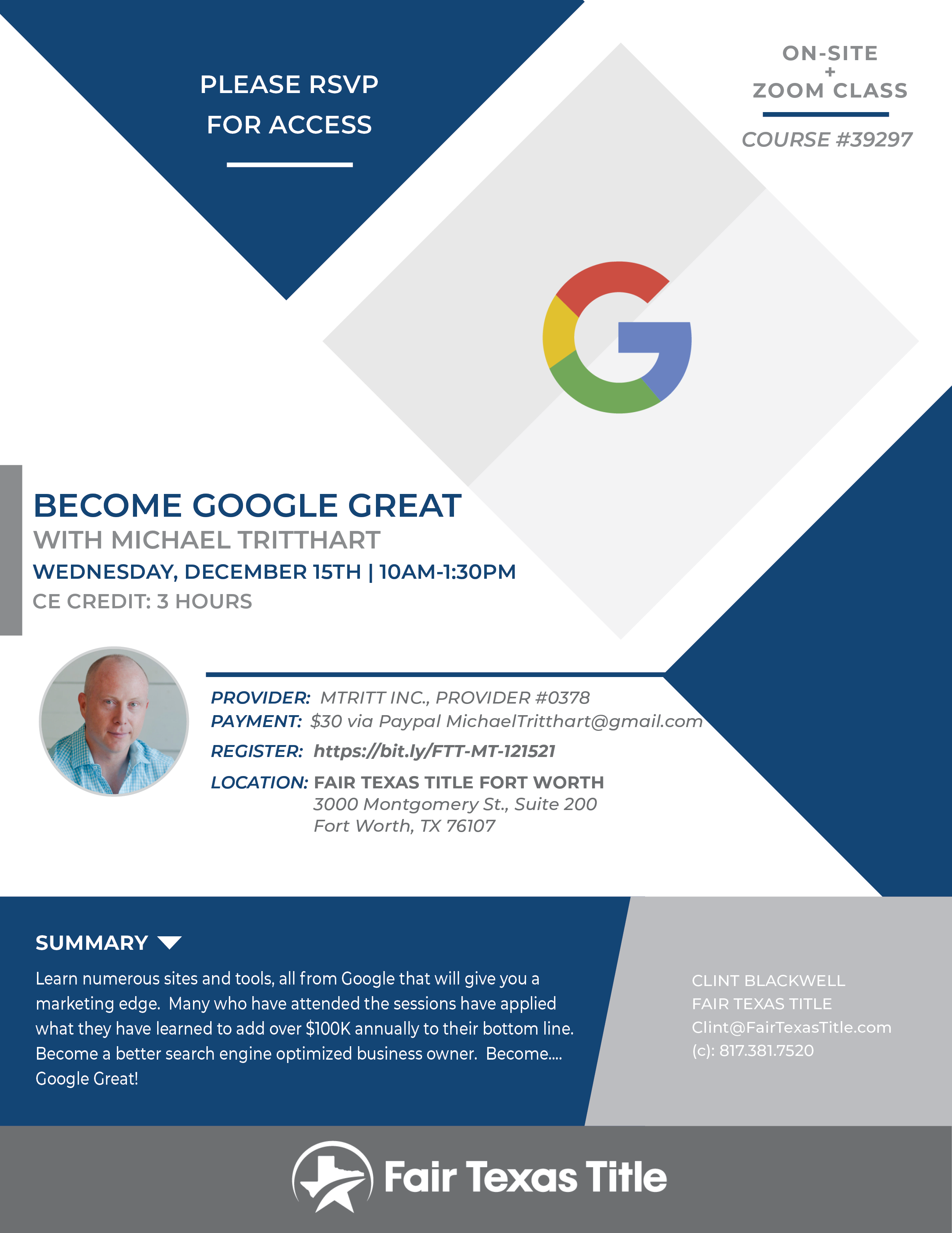 Become Google Great